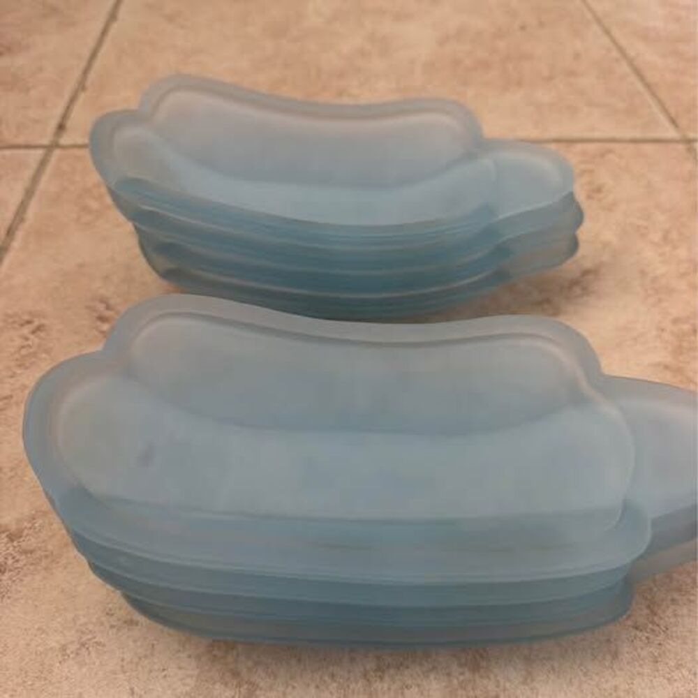 UNIQUE Set Of 8 Carlton Glass Smart Set Soda Fountain Banana Split Dishes Frosty